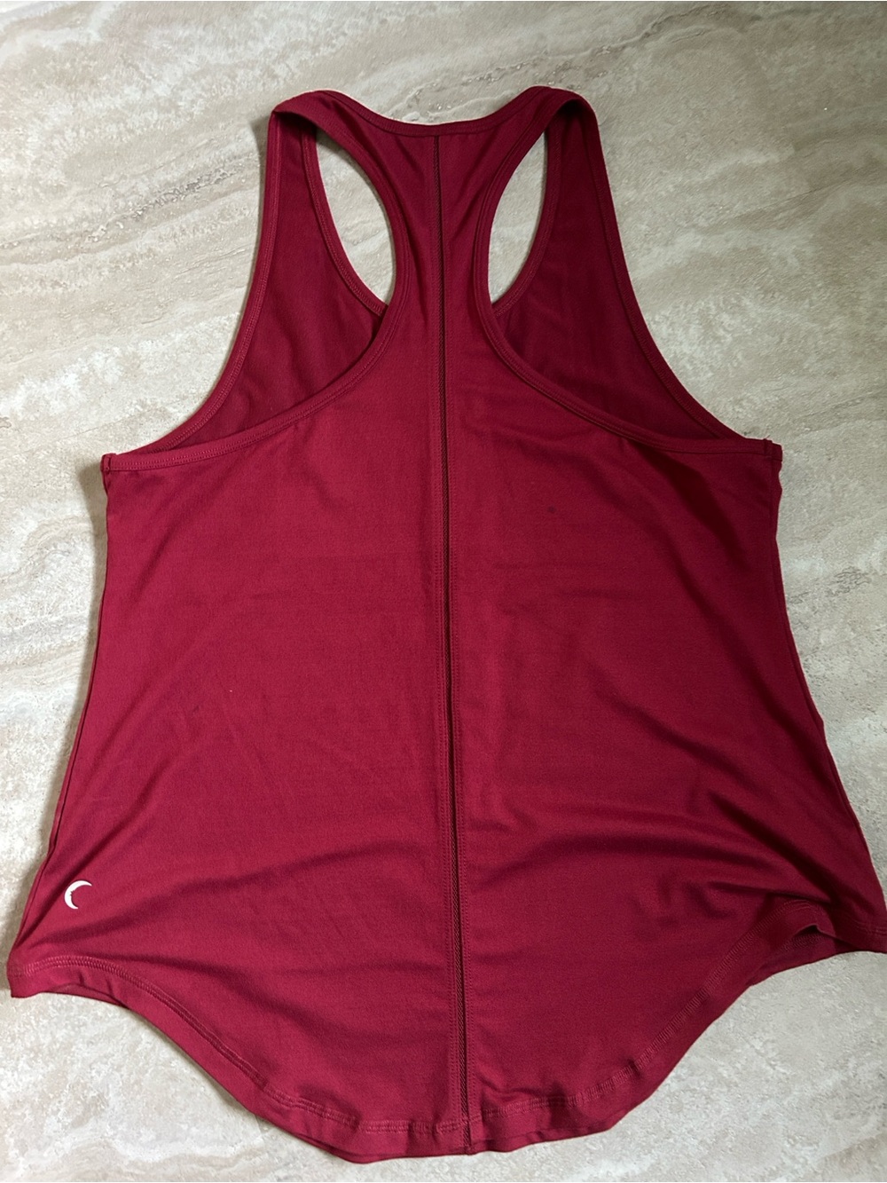 ZYIA Deep Red Racerback Tank Top - Picture 2 of 3